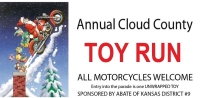 Annual Cloud County Toy Run 