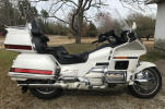 1997 Honda Gold Wing SEI for sale. Good condition. 40,000 miles. Luggage rack on trunk.