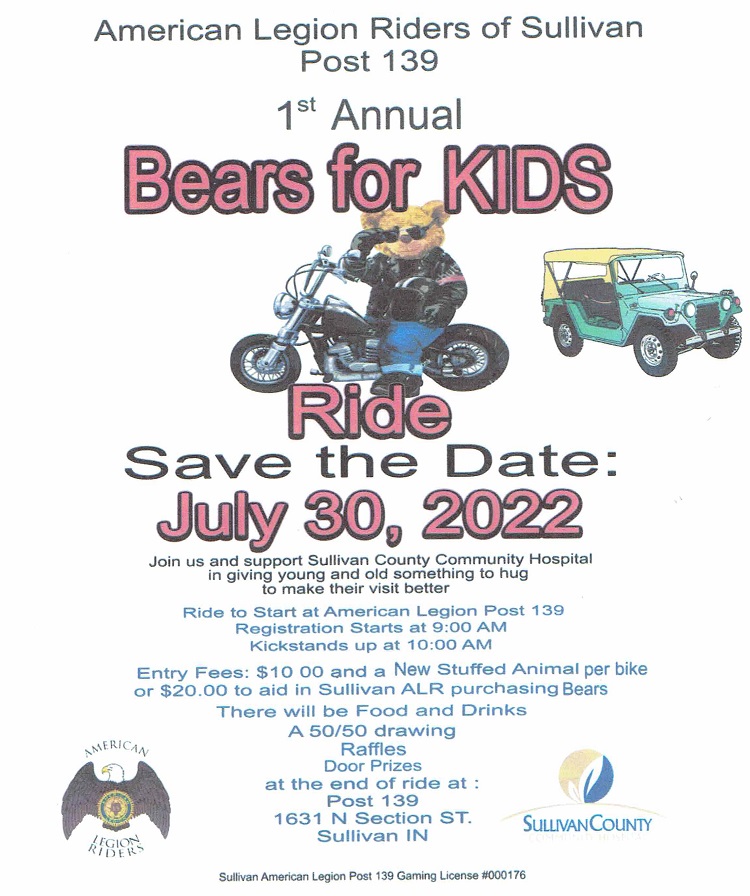 Bears for Kids Ride - Sullivan, Indiana - Lets Ride