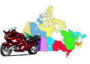 Motorcycle Events Divided by province or territory