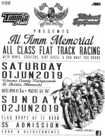 Al Timm Memorial All Class Flat Track Racing