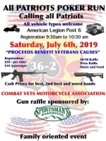 All Patriots Poker Run