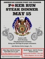 American Legion Sanger, TX Poker Run