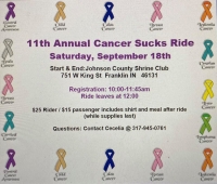 Annual Cancer Sucks Ride