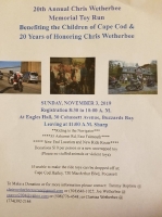 Annual Chris Wetherbee Memorial Toy Run