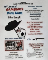 Annual Gambler's Fun Run Biker Benefit