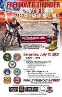 Annual Highway of Honor Veterans Memorial Ride