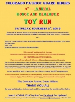 Annual Honor and Remember Toy Run