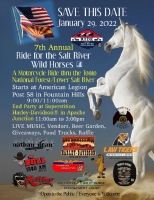 Annual Motorcycle Ride for the Salt River Wild Horses 