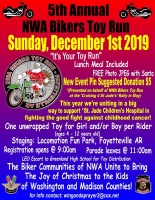 Annual N.W.A. Bikers Toy Run