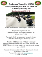 Annual Rockaway Twp Unico Charity Motorcycle Run for the Kids