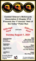 Annual Vets of The Valley Poker Run