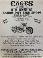 Cages Annual Bike Show