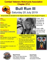 Combat Veterans Motorcycle Association Bull Run III