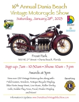 Dania Beach Vintage Motorcycle Show