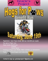 Hogs for Paws Benefit Run