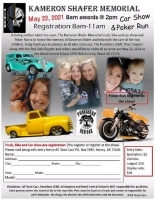 Kameron Shafer Memorial Car Show and Poker Run