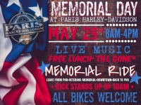 Memorial Day at Paris Harley-Davidson®