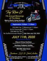 Rolling Badges LE MC Toy Run and Annual Blessing of the Bikes