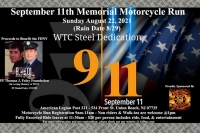 September 11th Memorial Motorcycle Run & WTC Steel Dedication