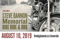 Steve Bannon Memorial Bike Ride and BBQ