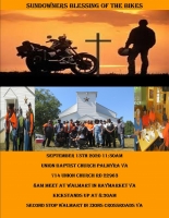 Sundowners Blessing of the Bikes